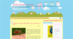 Desktop Screenshot of kalilasalsabila.blogspot.com