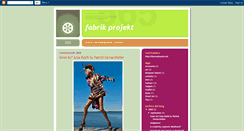 Desktop Screenshot of fabrikprojekt.blogspot.com