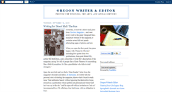 Desktop Screenshot of oregonwriterandeditor.blogspot.com