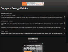 Tablet Screenshot of compareenergydrinks.blogspot.com