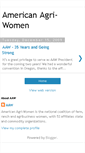 Mobile Screenshot of americanagriwomen.blogspot.com