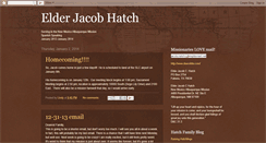 Desktop Screenshot of elderjacobhatchabq.blogspot.com