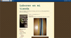 Desktop Screenshot of laboresenmitienda.blogspot.com