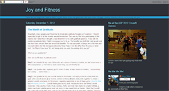 Desktop Screenshot of joyandfitness.blogspot.com