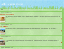 Tablet Screenshot of littlehouseinoregon.blogspot.com