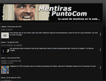 Tablet Screenshot of mentiraspuntocom.blogspot.com