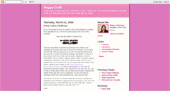 Desktop Screenshot of happycraft.blogspot.com