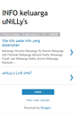 Mobile Screenshot of infokeluargaunillys.blogspot.com