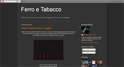 Desktop Screenshot of ferroetabacco.blogspot.com