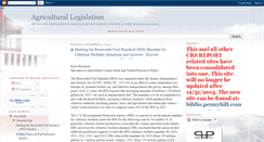 Desktop Screenshot of agriculture-legislation.blogspot.com