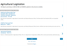 Tablet Screenshot of agriculture-legislation.blogspot.com