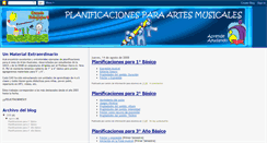 Desktop Screenshot of planificamusicacruzada.blogspot.com