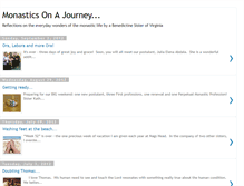 Tablet Screenshot of monasticsonajourney.blogspot.com