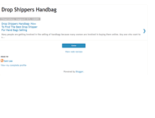 Tablet Screenshot of dropshippershandbag.blogspot.com