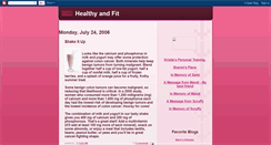 Desktop Screenshot of healthyandfit.blogspot.com