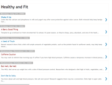 Tablet Screenshot of healthyandfit.blogspot.com