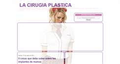 Desktop Screenshot of la-cirugia-plastica.blogspot.com