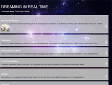 Tablet Screenshot of dreaminginrealtime.blogspot.com