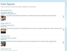 Tablet Screenshot of clear-spaces.blogspot.com