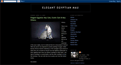 Desktop Screenshot of elegantegyptianmau.blogspot.com