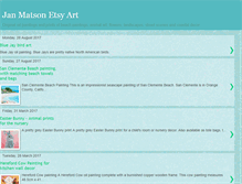 Tablet Screenshot of janmatson-art.blogspot.com