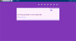 Desktop Screenshot of caubeminhvu.blogspot.com