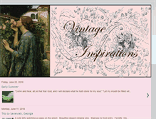 Tablet Screenshot of inspirationsofthepast.blogspot.com