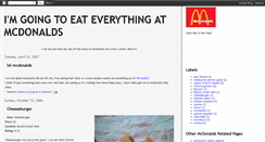 Desktop Screenshot of mcdonalds-review.blogspot.com