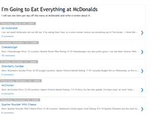 Tablet Screenshot of mcdonalds-review.blogspot.com