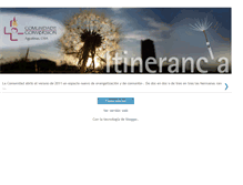 Tablet Screenshot of itinerancia-comunidadelaconversion.blogspot.com
