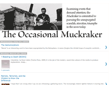 Tablet Screenshot of occasionalmuckraker.blogspot.com