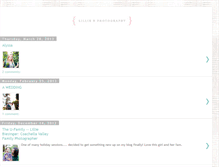Tablet Screenshot of lilliebphotography.blogspot.com