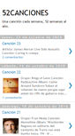 Mobile Screenshot of 52canciones.blogspot.com