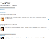 Tablet Screenshot of 52canciones.blogspot.com