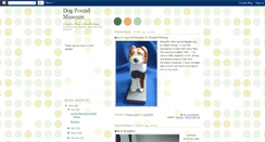 Desktop Screenshot of dogpoundmuseum.blogspot.com