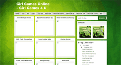 Desktop Screenshot of girlgames11.blogspot.com