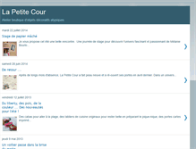 Tablet Screenshot of lapetitecour.blogspot.com
