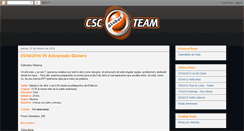 Desktop Screenshot of cscgloberteam.blogspot.com