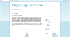 Desktop Screenshot of cogitoergoconsume.blogspot.com