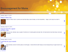 Tablet Screenshot of encouragementformoms.blogspot.com