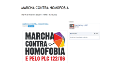 Desktop Screenshot of marchacontrahomofobia.blogspot.com