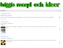 Tablet Screenshot of briggis-recept-och-ideer.blogspot.com