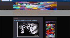 Desktop Screenshot of poeticapoesvisualia.blogspot.com