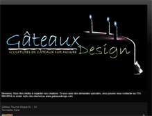 Tablet Screenshot of gateauxdesign.blogspot.com