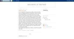 Desktop Screenshot of believeitornotitsindia.blogspot.com