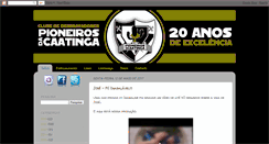 Desktop Screenshot of clubepioneirosdacaatinga.blogspot.com