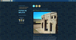 Desktop Screenshot of fotografiasdebolivia.blogspot.com