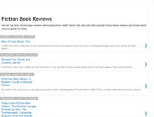 Tablet Screenshot of fiction-book-reviews.blogspot.com