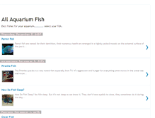 Tablet Screenshot of allaquariumfish.blogspot.com