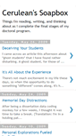Mobile Screenshot of ceruleanssoapbox.blogspot.com